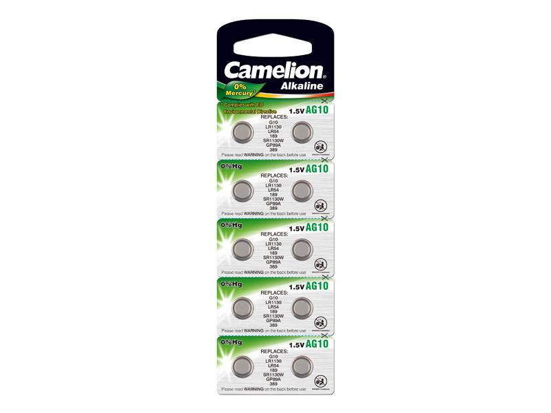 Camelion Alkaline Nappiparistot AG10, 1.5V, 10 kpl Camelion Alkaline Nappiparistot AG10, 1.5V, 10 kpl